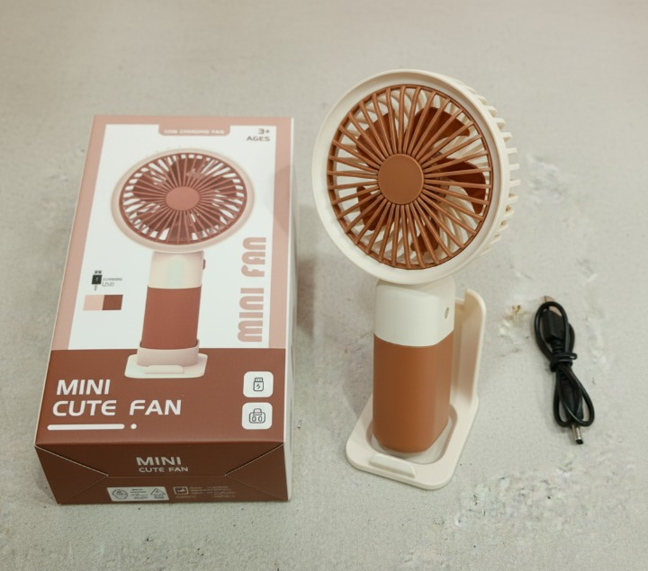 2-in-1 Mini Cooling Fan & Mobile Stand