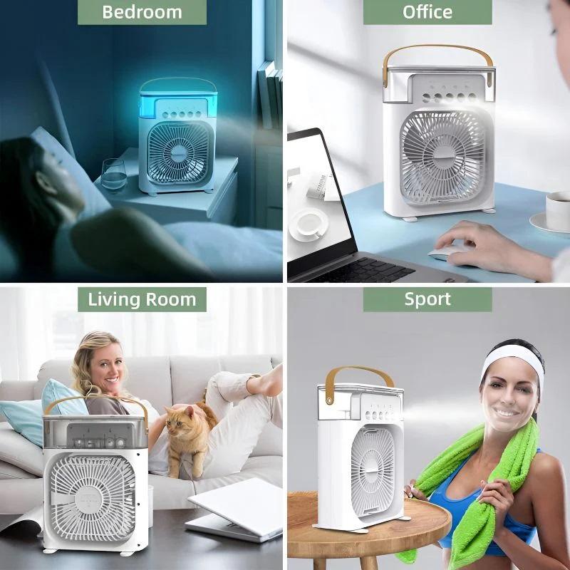 Desktop Water Mist Fan Can be Used Anywhere