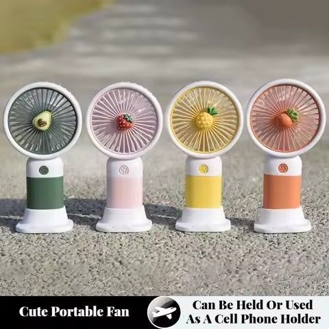 Portable Mini Rechargeable Fruit Fan
