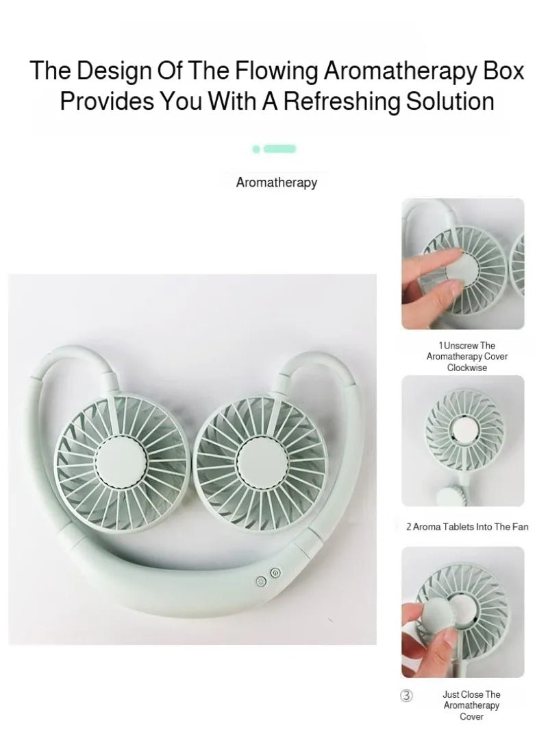 White Neck Fan