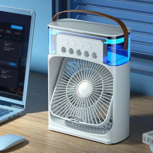 10" Portable Mini Air Cooler & Mist Fan