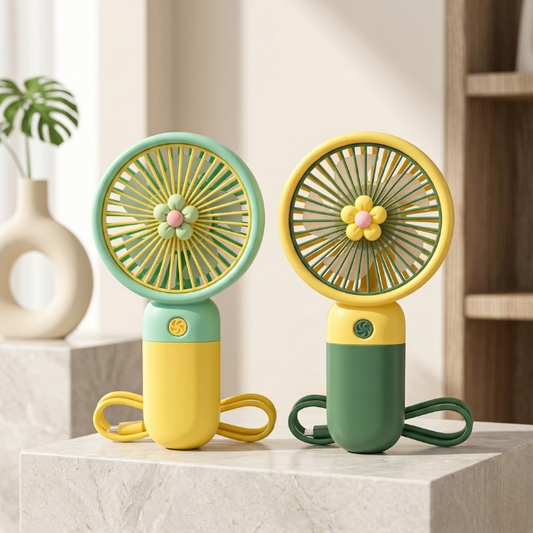 3-Speed Rechargeable Hand Fan