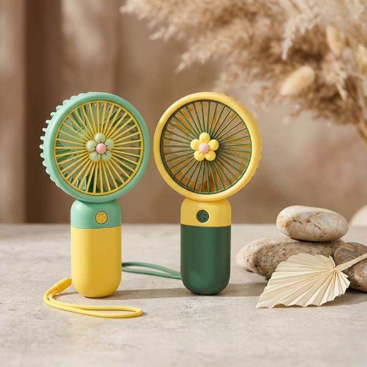 3-Speed Rechargeable Hand Fan