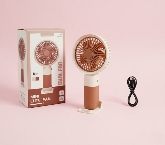 Cute USB Fan with Phone Stand