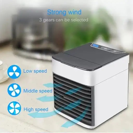 Portable 3-Speed Mini Air Cooler with Hydro Chill