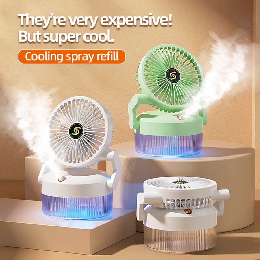 Rechargeable Desktop Misting Fan