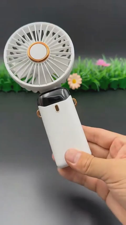 5 Speed Mini Hand Fan with LED Display Review