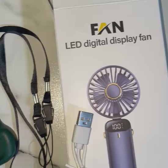 Review For Hand Fan with LED Display