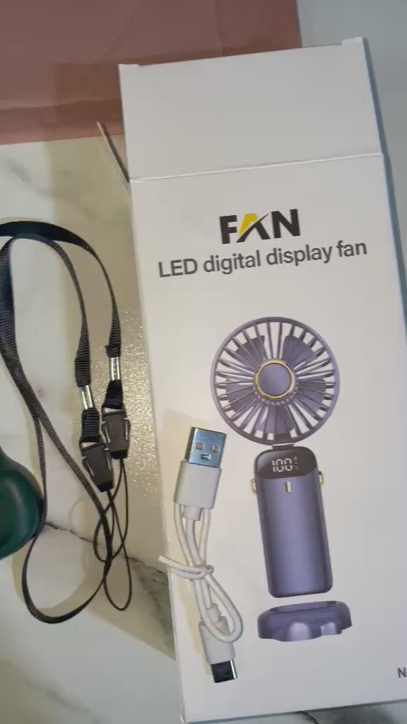 Review For Hand Fan with LED Display