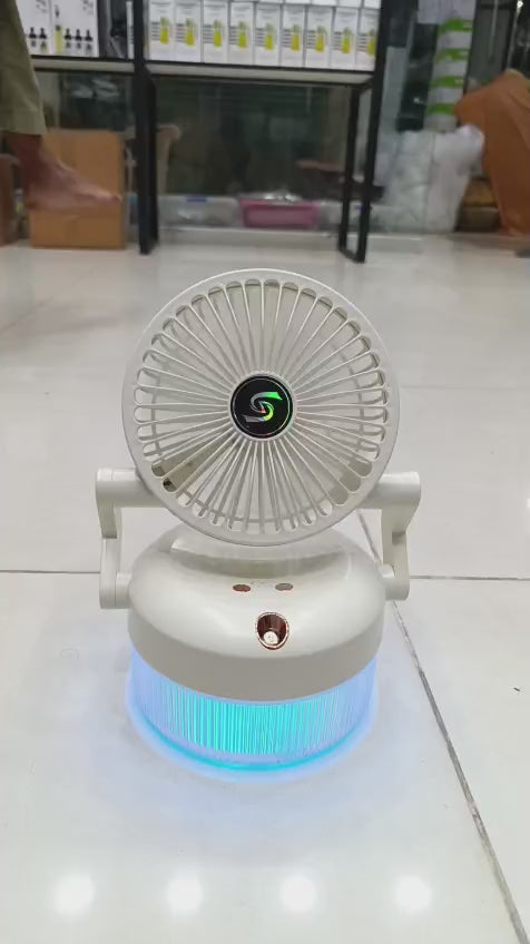 Rechargeable Desktop Misting Fan Review